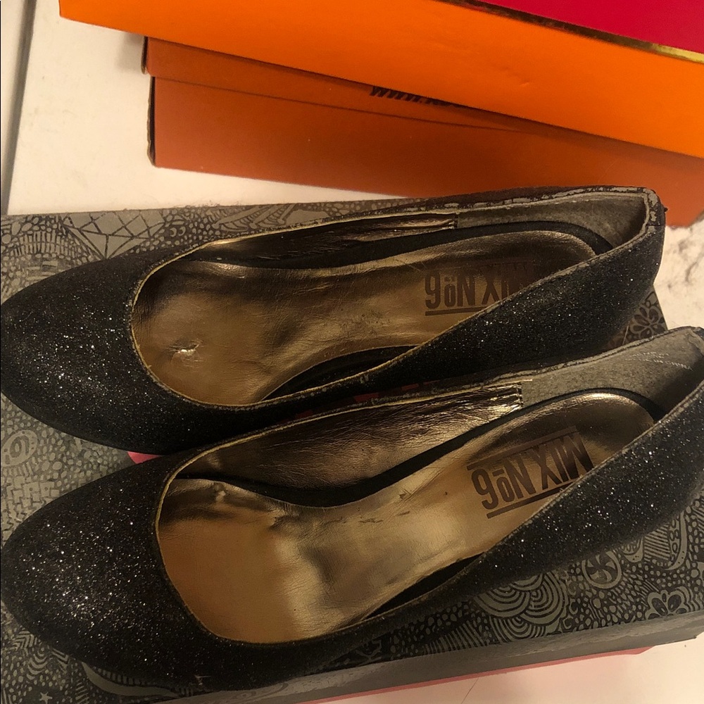 Mix No. 6 Sparkling Black Heels
